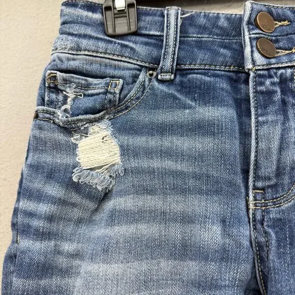 BKE Jeans Women's 25 (2) Blue Stella Mid-Rise Slim Fit Ankle Skinny Preppy - Picture 4 of 13